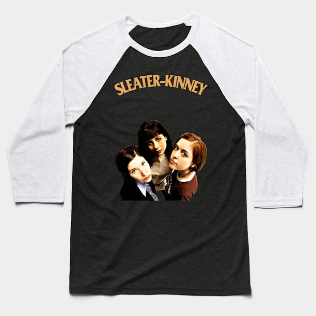 sleater-kinney Baseball T-Shirt by V for verzet